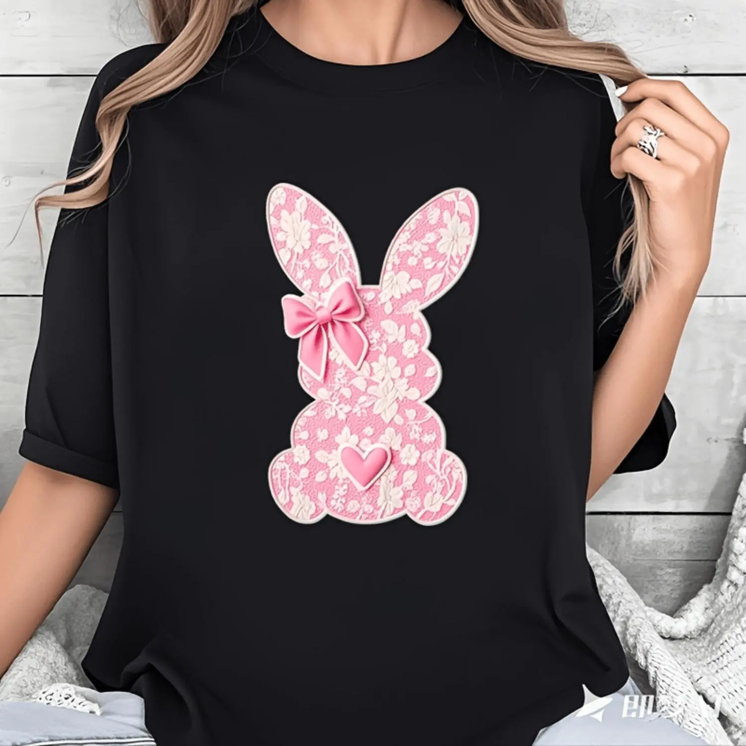 Pink Rabbit Short Sleeve Graphic T Shirt for Casual Wear and Stylish Outfits