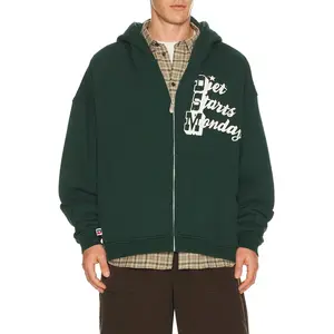 Diet Starts Monday Star Full Zip Sweatshirt in Pine