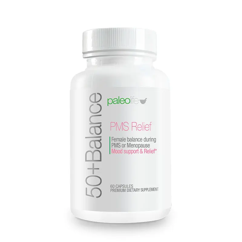 50+ Balance Hormonal Support for Women - Menopause Relief Supplement - Helps with Hot Flashes, Night Sweats & Mood Swings - Estrogen Balance & Energy Booster - Natural Formula - 60 Capsules
