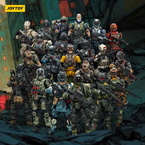 JOYTOY Dark Source 1/25 Action Figures UNSC Sniper Foster Ivan Moreau Dima