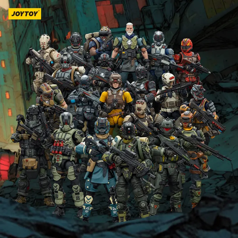 JOYTOY Dark Source 1/25 Action Figures UNSC Sniper Foster Ivan Moreau Dima