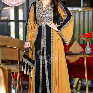 Abaya Dress Set - 3 Pieces Includes Dress Hijab & Pant for Daily Wear Comfortable & Versatile Muslim Women's Fashion