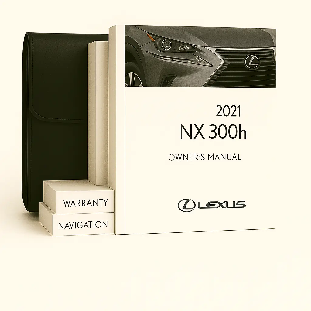 2021 Lexus NX 300h Owners Manual - Complete Set