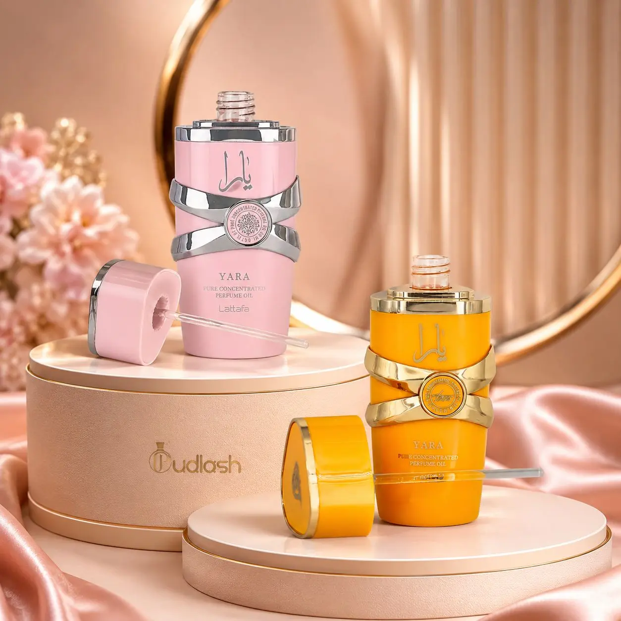 Lattafa Bundle | Yara + Tous | Women's Fragrance | 20 ML | Concentrated Oil | Musk - Vanilla & Coconut