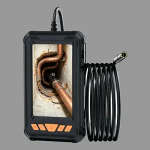 4.3 Inch Screen HD Waterproof Industrial Endoscope Camera with Adjustable High Brightness LED Lights, Handheld Inspection Borescope for Auto Engine Repair, Pipe Plumbing Sewer Drain Check, Home Wall Pipeline Mechanical Maintenance Portable
