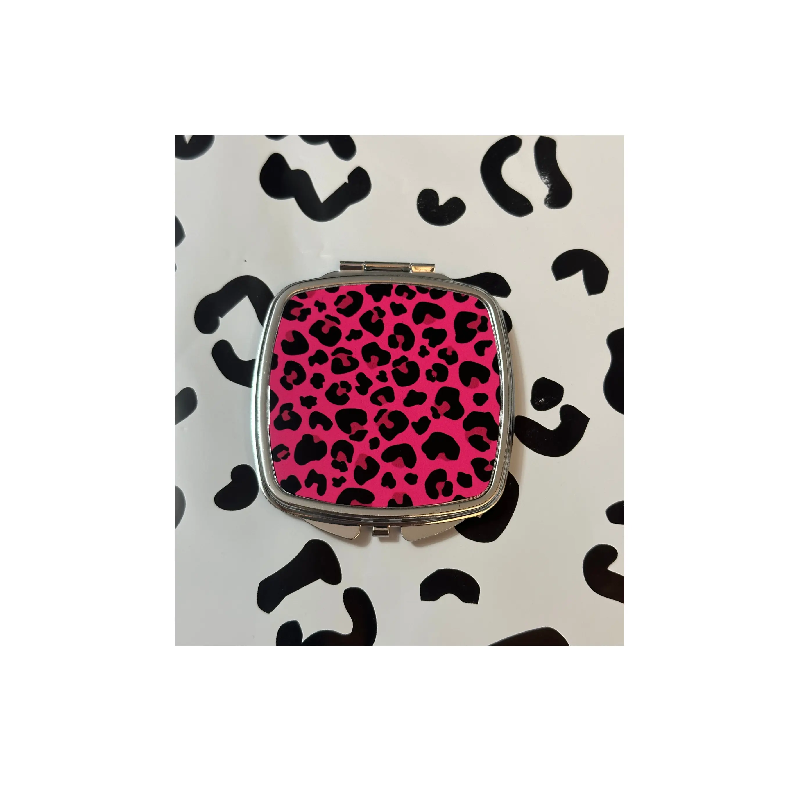 Cute Sturdy Heavy Duty- Compact Mirror- Square