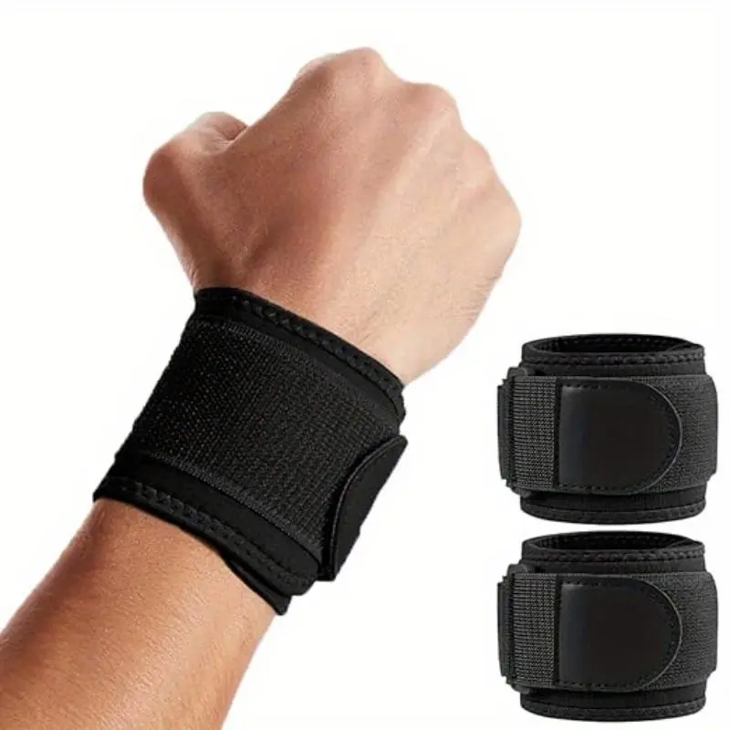 Adjustable Soft Wristbands Wrist Support Bracers For Gym Sports Wristband Carpal Protector Breathable Wrap Band Strap Safety 8 Wrist Straps