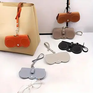 Portable Travel Sunglasses Bag, PU Leather Sunglasses Storage Bag, Glasses Case, Glasses Holder, Glasses Organizer for Travel, Outdoor, Camping, Hiking, Accessories