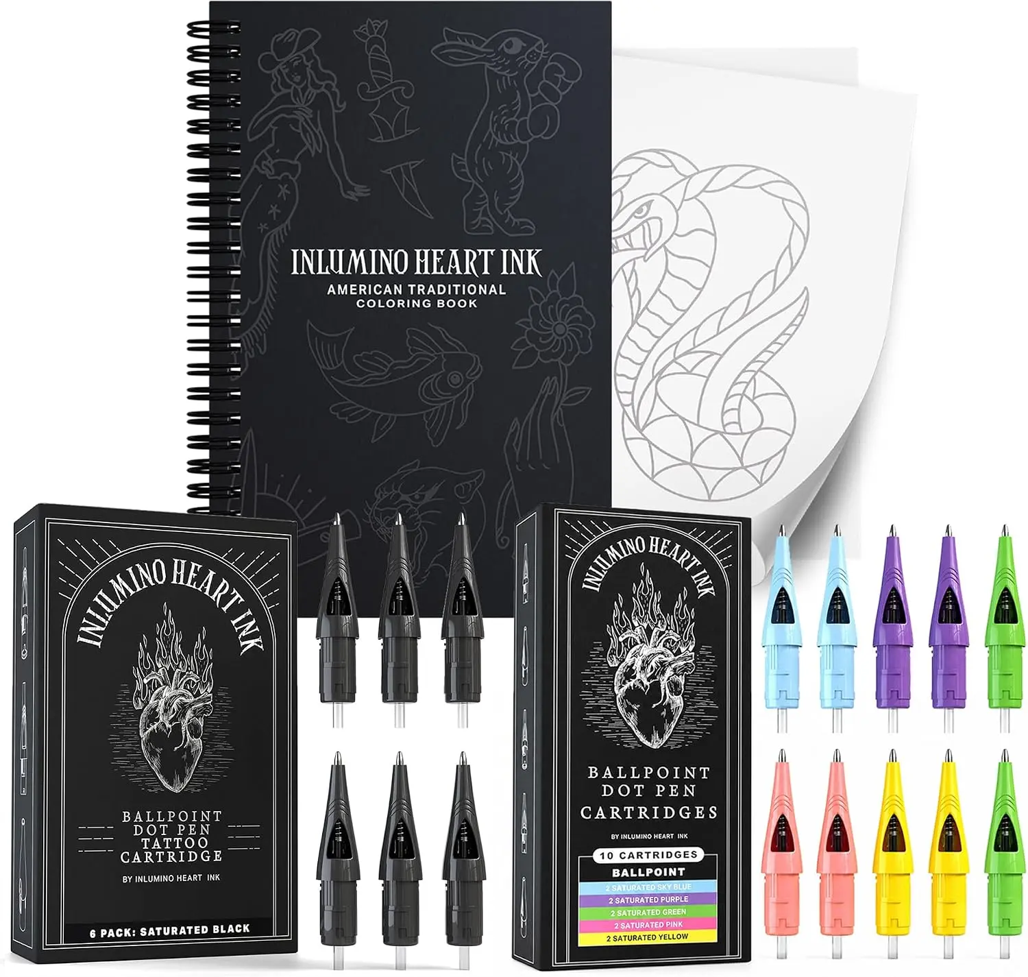 Coloring Book and Saturated Ink Set