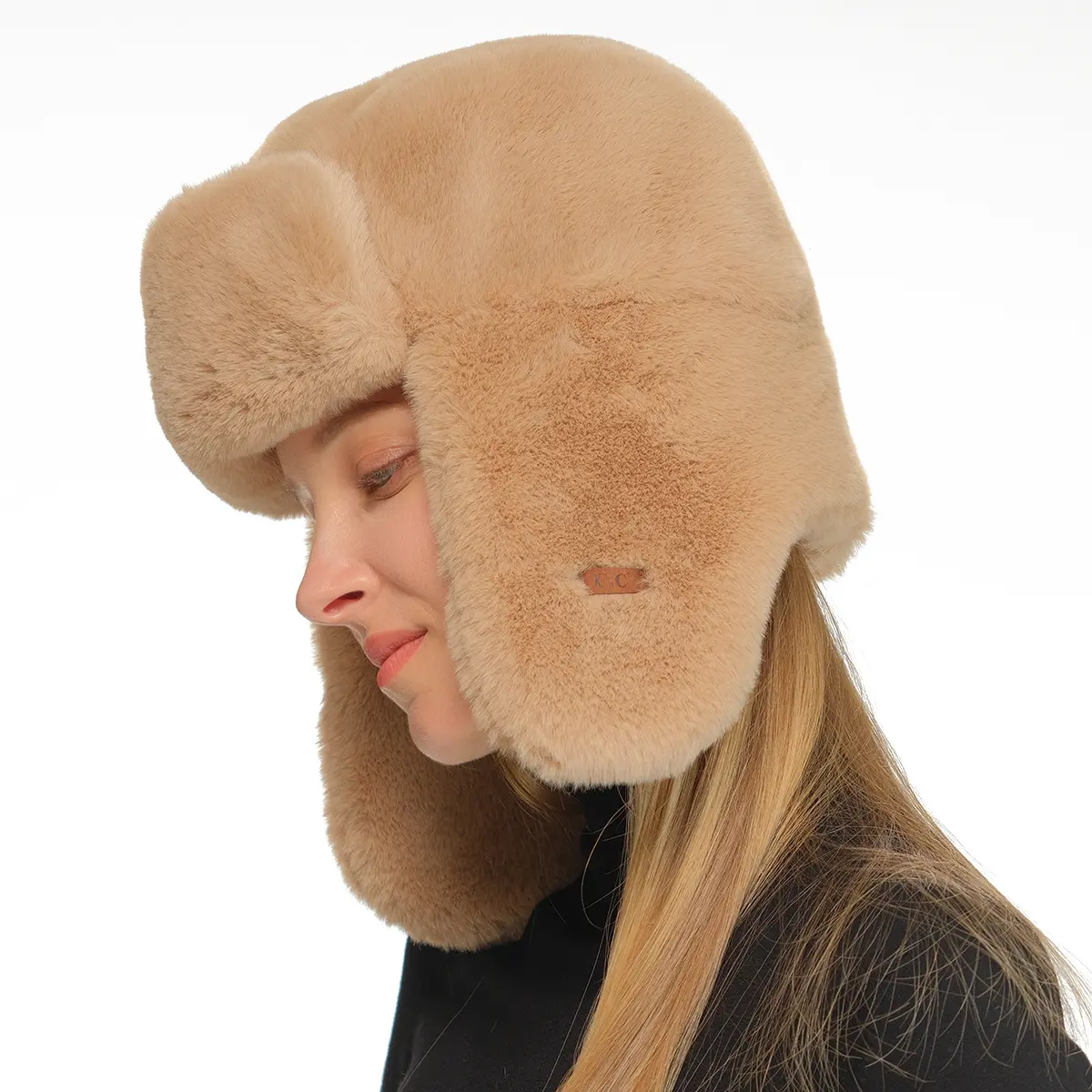 C.C Ultra Soft Faux Fur Trapper Hat with Cozy Ear Flaps and Plush Lining for Women – Ultimate Cold Weather Style
