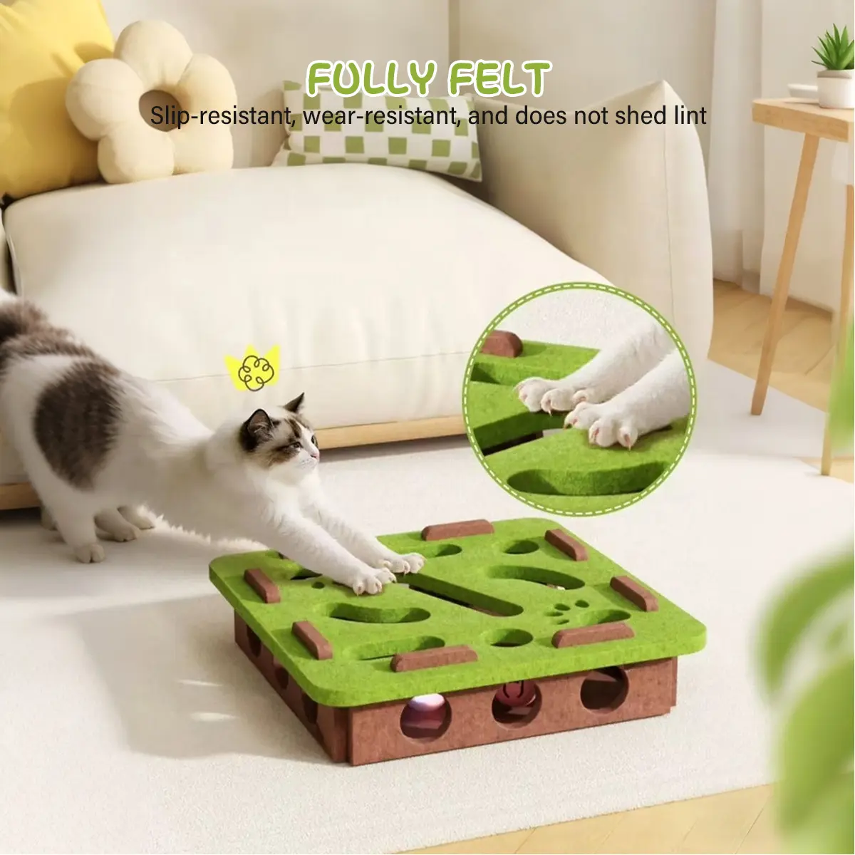 Scratch Pad Cat Not Using Scratching Post FUKUMARU Cat Scratcher, Inch Cat  Scratch Pad For Indoor