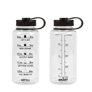 Ultra Hydration Water Bottle with Time Markers