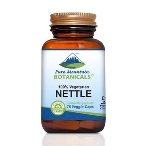 Nettle Leaf Capsules - 75 Kosher Veggie Caps with 500mg Organic Nettle Leaf