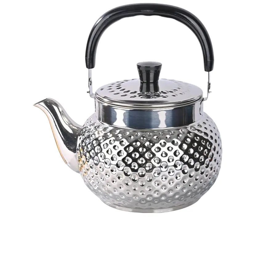 Stainless Steel Teapot for Home Use, Compatible with Gas Stove and Electric Cooker, Durable Tea Kettle for Everyday Brewing