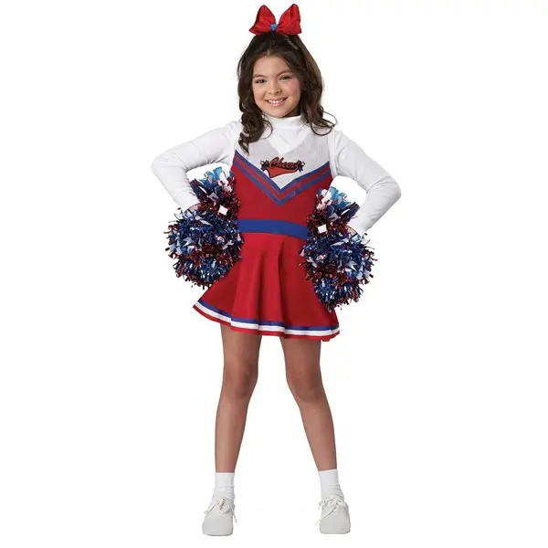 Girls Spunky Cheerleader Costume
