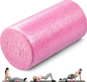 Yes4All High-Density EPP Foam Roller for Yoga Pilates & Stretching 12 18 24 36 Inch Sizes Ideal for Back and Muscle Workouts