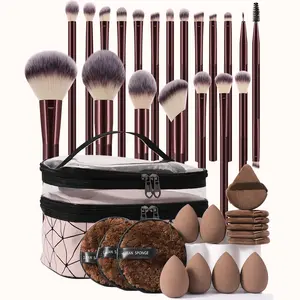 Professional Soft Bristle Makeup Brush Set, Multi-Functional Makeup Tools for Women, Essential Cosmetic Accessories, Makeup Brush Kit