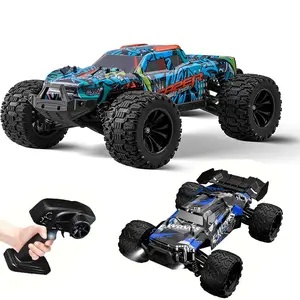 RC Car 1/14 Full Proportional 2.4G Remote Control Car Four Wheel Drive High Speed Off Road LED Headlights Monster Truck Fastest Motor Endurance King Max Speed 40 KMH 2485 MPH Adult Beginner Toy Birthday Gift.