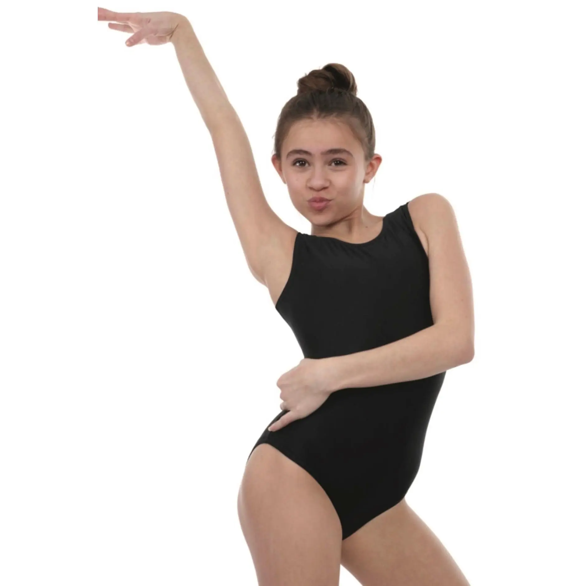 Ultra Soft Black Gymnastics Leotard | Foxy's Leotards
