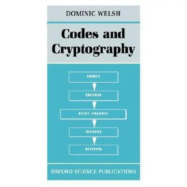 USED-Codes and Cryptography by Welsh, Dominic (Paperback)