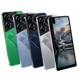 Astarry - Smartphone 4G Network Pova5 Pro 4+128GB 8+21MP Camera Bluetooth Wifi 5000mAh Capacity Processor 8-Core MTK6762 Android 12 6.9-Inch Large Screen Dual SIM Dual Standby Face Recognition with Fingerprint Unlock