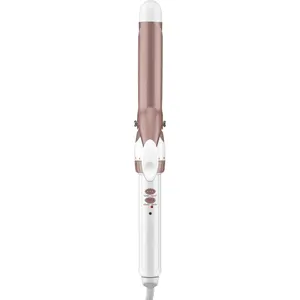 Double Ceramic 1-Inch Curling Iron, 1-inch barrel produces classic curls – for use on short, medium, and long hair