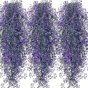 4 Piece Artificial Fern Set, UV Resistant Fake Ivy, Plant Decorations, Home Decoration Bouquet, Indoor Outdoor Garden, Ideal Gift for Gardening Enthusiasts