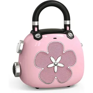 Candy 2-in-1 Mini  Speaker & Cute Bag Charm with Loud Sound, Ideal Stocking Stuffer for Women, Girlfriend, Wife, BFF, Teen Girls, White Elephant -
