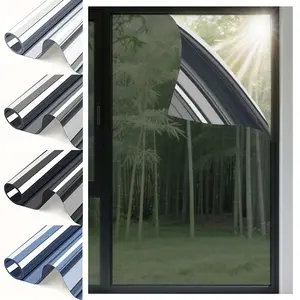 1 roll insulation-PVC window blinds, sun protection privacy protection, one-way view, removable shelter, DIY portable home insulation film, simple design, durable materials, lightweight shade, voyeur protection, privacy needs, Window Sun Blocker