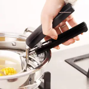 Anti-Scald Bowl Gripper – Heat Resistant Pot & Pan Holder Clip for Safe Kitchen Handling