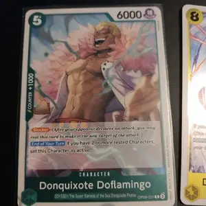 Donquixote Doflamingo Foil Card - 6000 Points Character with Counter +1000 and Special Abilities for Collectors