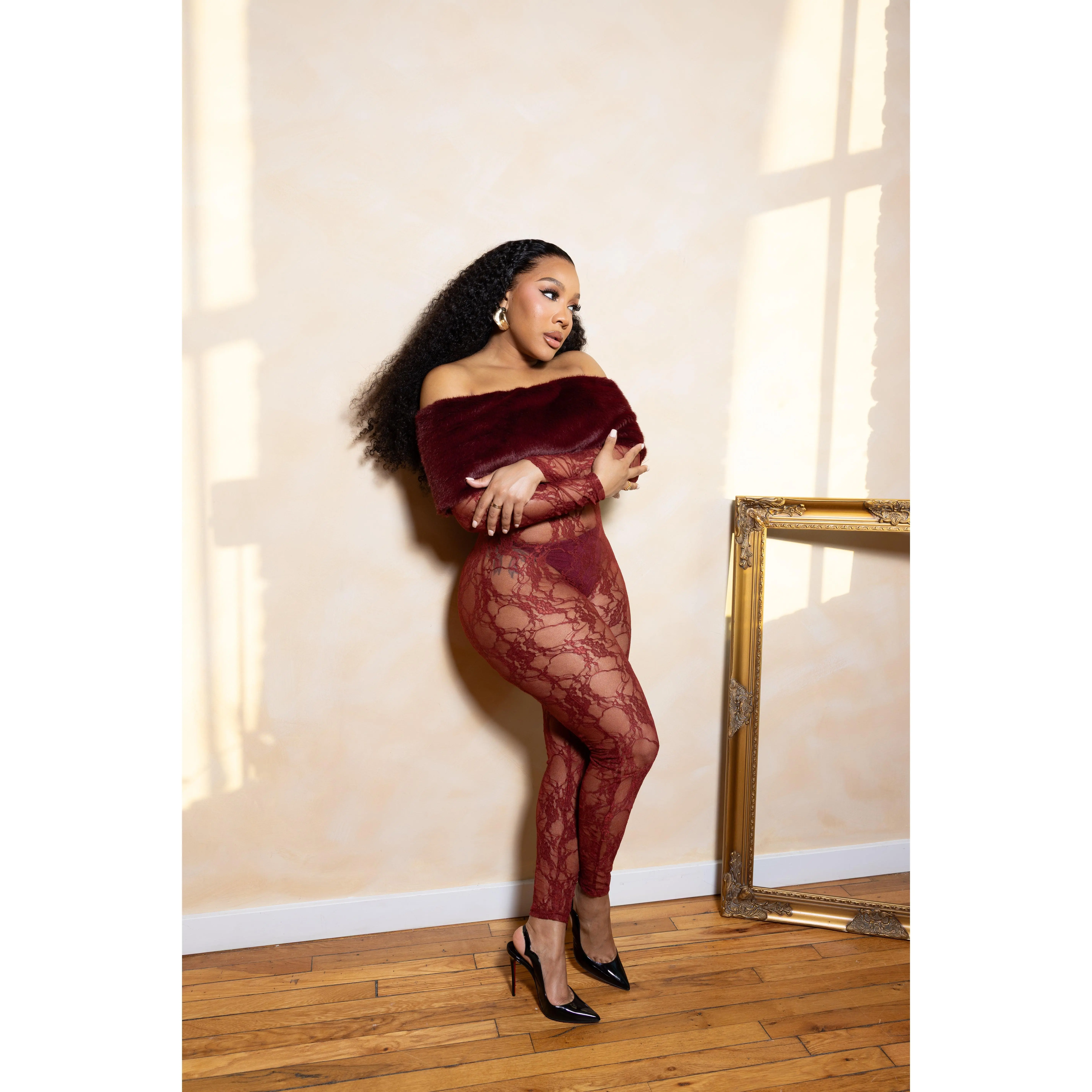 Forbidden Lace Catsuit