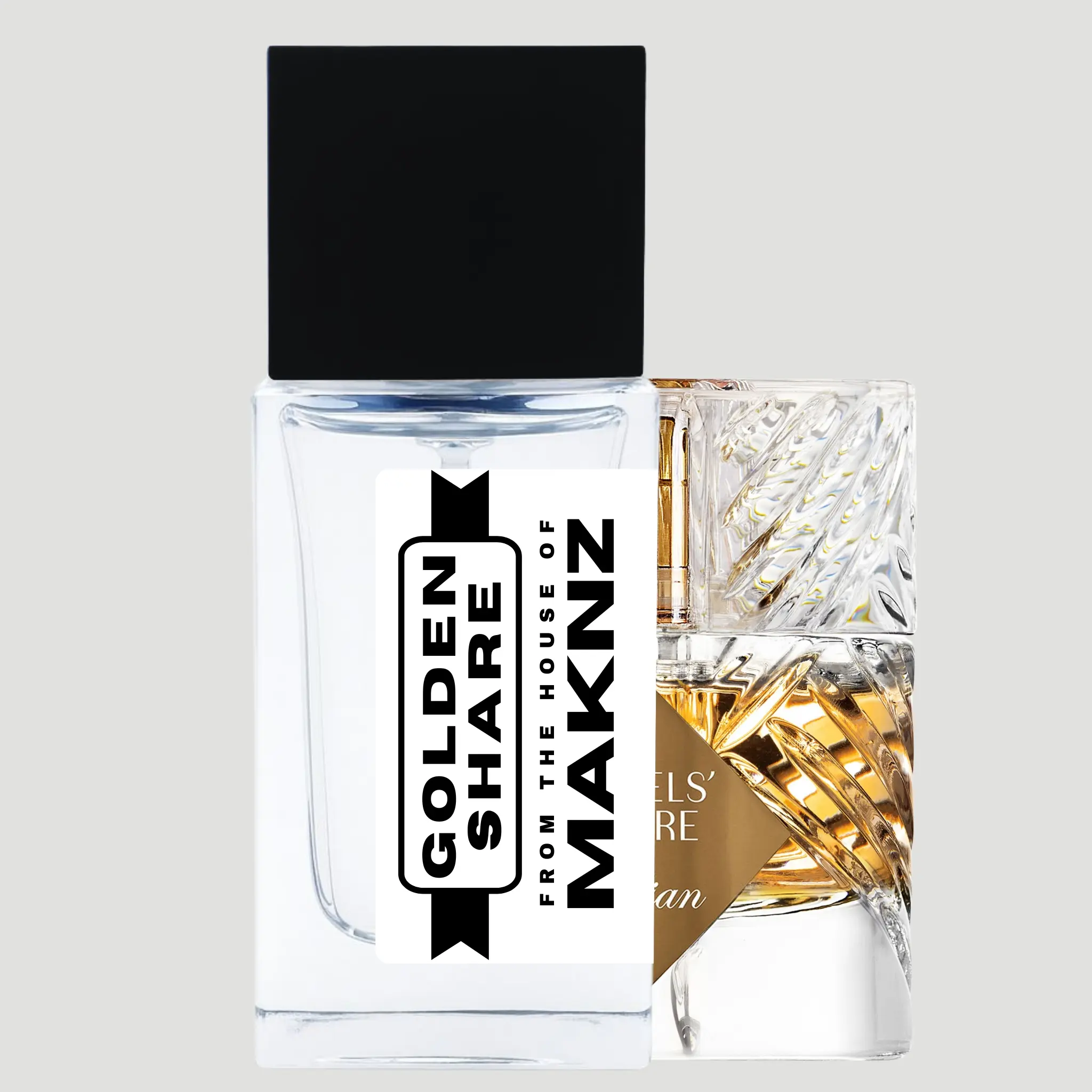 MAKNZ GOLDEN SHARE Unisex Fragrance - woody, warm spicy, sweet, vanilla, cinnamon, amber, powdery