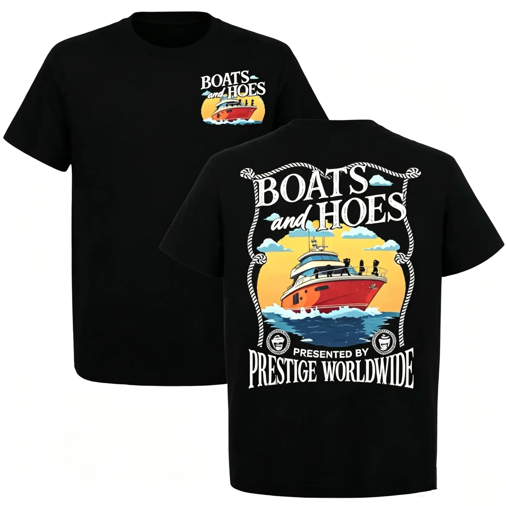 Lake Day Boat Party T-Shirt, Funny Summer Vacation Graphic Tee, Unisex Short Sleeve Crew Neck Casual Top, Retro Beach Gift for Men and Women