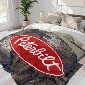 Peterbilt Camo Sitka Optifade Waterfowl Velvet Blankets Decor Multifunction Soft Office Bedding Blankets Plush Thin Quilt