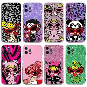 H-Hysteric Cute M-Mini phone Cases For iPhone 17 16 15 14 13 12 Promax Pro Plus, hard shell protection ,Unique design,best Gift