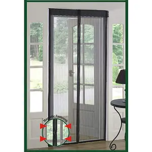 Mesh Insect Screen Hand Free Retractable 39"x86"