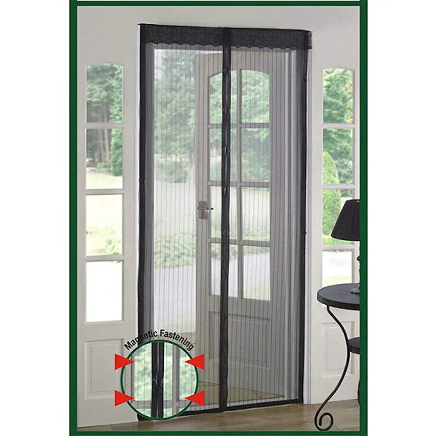 Mesh Insect Screen Hand Free Retractable 39"x86"