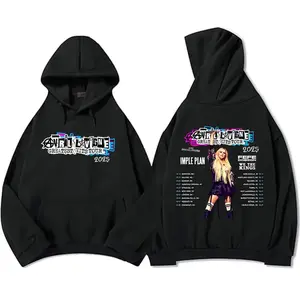 Avril Lavigne Greatest Hits 2025 Tour Hoodies Winter MenWomen Soft Hoodies Sudaderas Hip Hop Fashion Style Pullovers Print