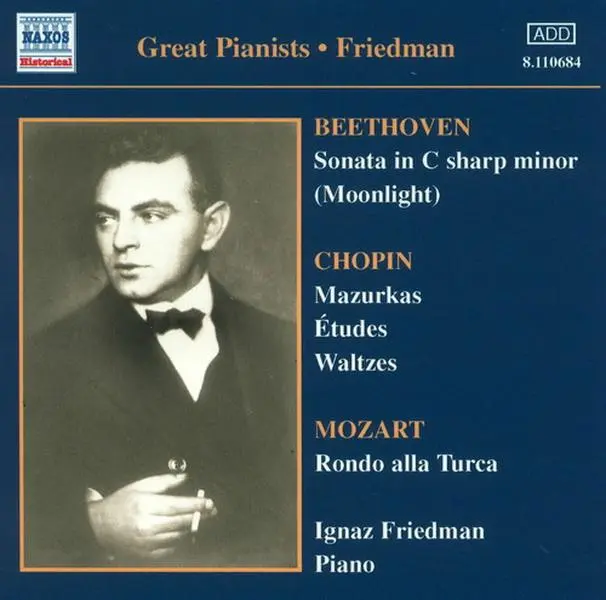 Ignaz Friedman - Great Pianists-Vol. 1 Comp Recordings  [COMPACT DISC - CD]