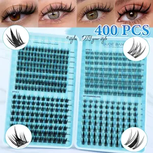 Reusable Cat Lash Extensions, Dense Mixed Length False Eyelashes, D Curl, Non-Toxic, Daily Wear, Enhance Eye Appeal, Batch 202511