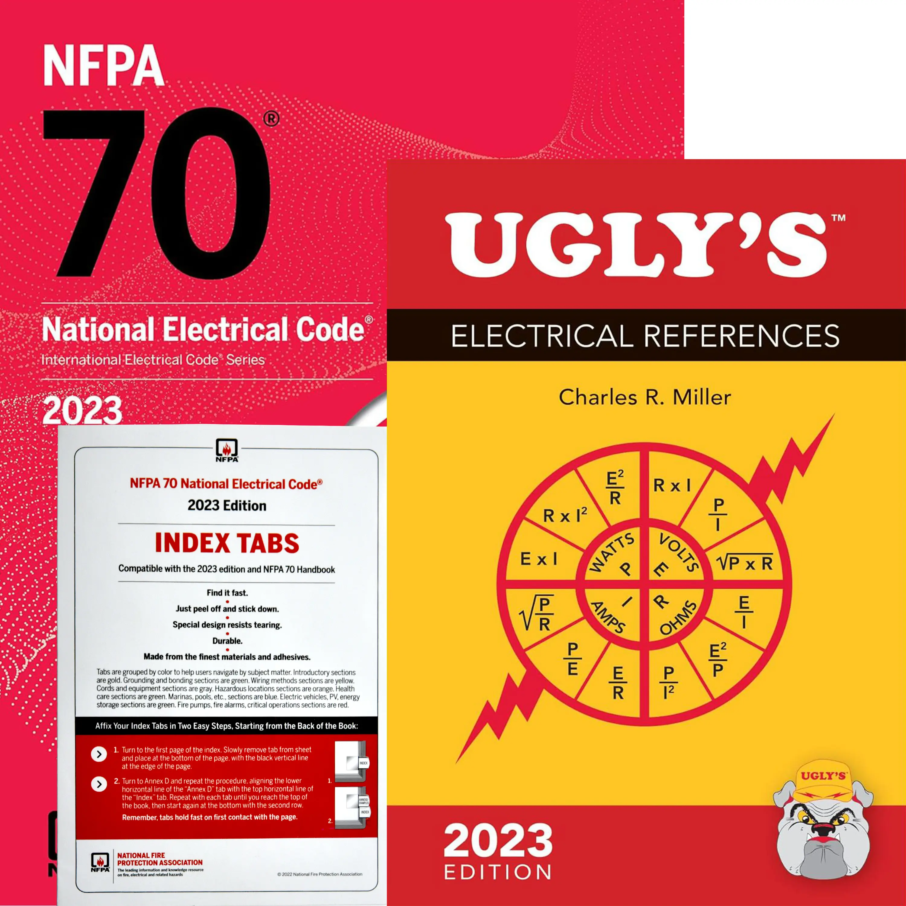 Ugly's & NFPA 70 National Electrical Code 2023 Paperback with Index Tabs & Electrical References by Charles R Miller