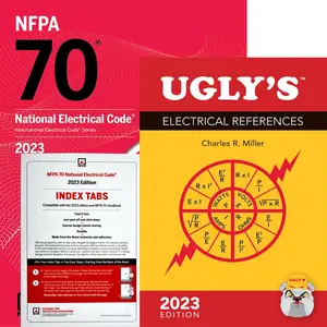 Ugly's & NFPA 70 National Electrical Code 2023 Paperback with Index Tabs & Electrical References by Charles R Miller