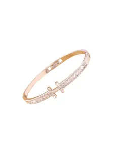 Best-selling in Europe and America, micro-inlaid zirconia light luxury letter H bracelet, high-end and elegant women's full-diamond exquisite bracelet, Elegant Minimalist Bangle
