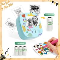 1 Printer(Blue)+3 Rolls of Label