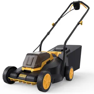 DOVAMAN 20V 14″ Brushless Lawn Mower, (No Battery), Compatible with 20V MAX Battery (for DEWALT), Electric Lawn Mower, Up to 3800 RPM Brushless Motor, 3-Height Adjustment, Ideal for Small Spaces,#Summervibes