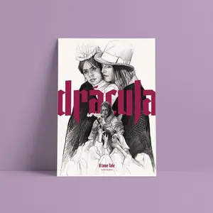 Dracula A Love Tale - Movie Poster art print