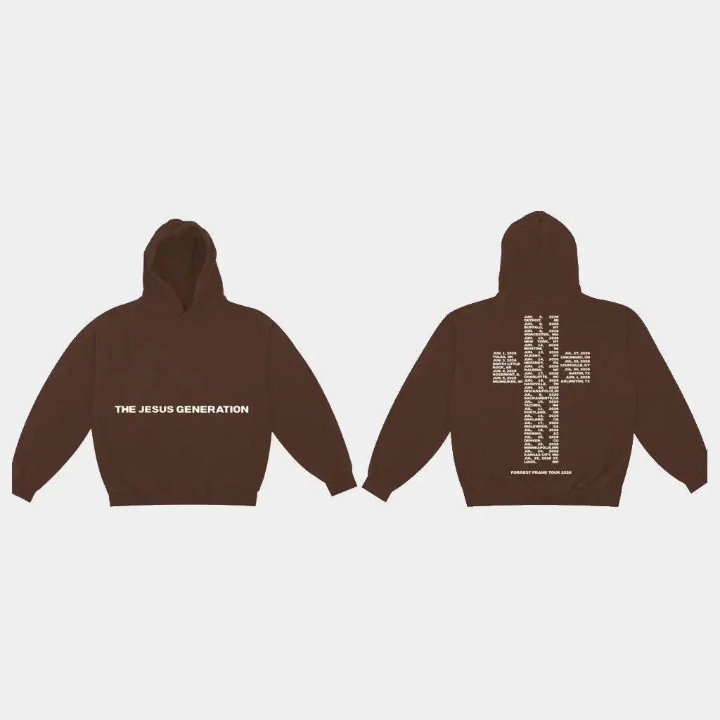 Forrest Frank Merch 2026 TJG Tour Hoodie Jesus Generation Tour Merch Gift For Music Lovers - Hoodie  HG