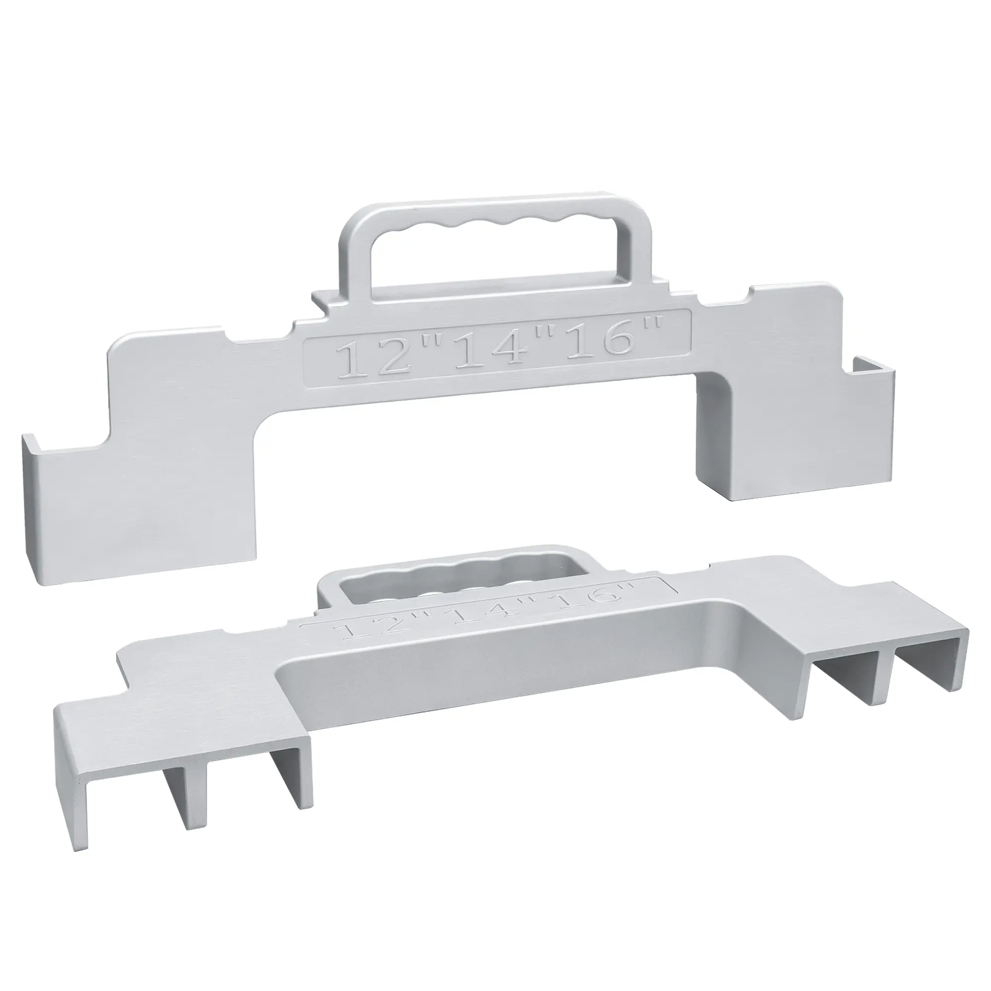 Fast & Accurate Stud Layout Tool - 12"/14"/16" Aluminum Framing Jig, Essential Spacer Tool for Carpentry & Construction Projects