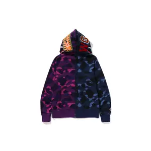 Bape Color Camo Separate Shark Full Zip Navy/Purple